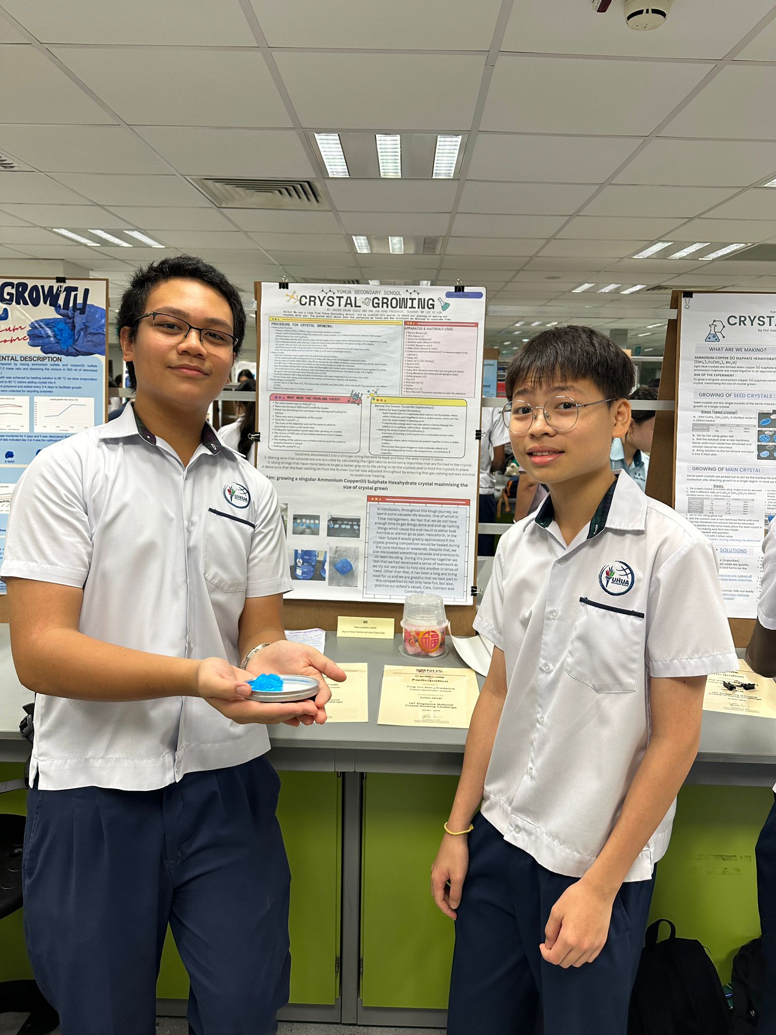 Singapore National Crystal Growing Challenge 2024